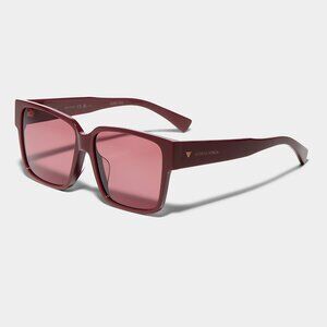 BNWT SS25 BOTTEGA VENETA BURGUNDY SUNGLASSES BV1287SA 003